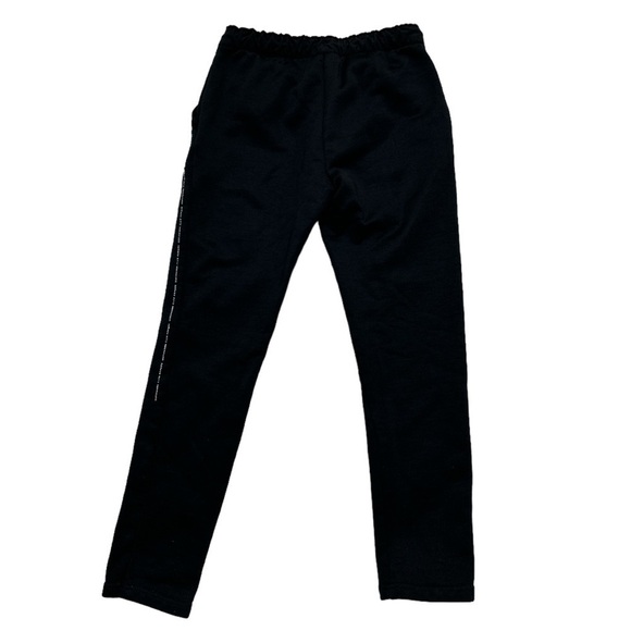 Scotch & Soda Club Nomade Kids Sweatpants Black Draw Cord Waist Pocket size 12 - Picture 3 of 9